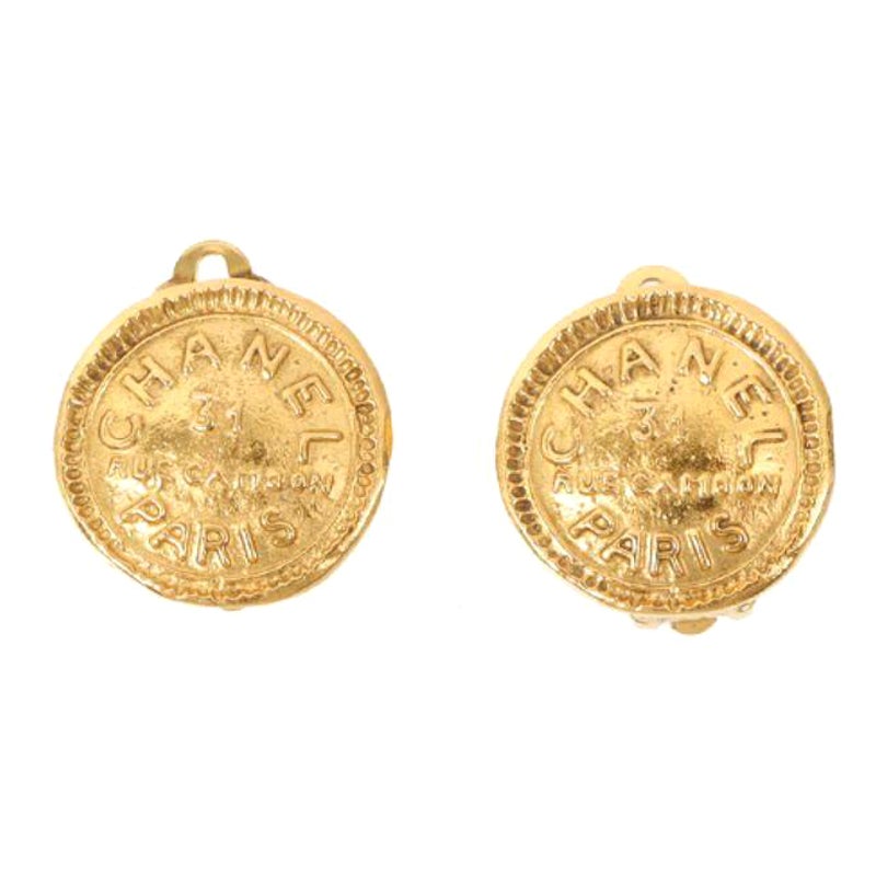 Chanel 2024 coin earrings