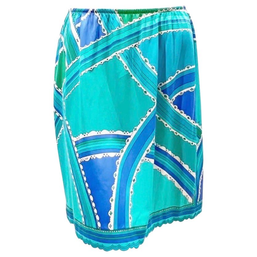 Vintage Emilio Pucci Slip Skirt For Sale