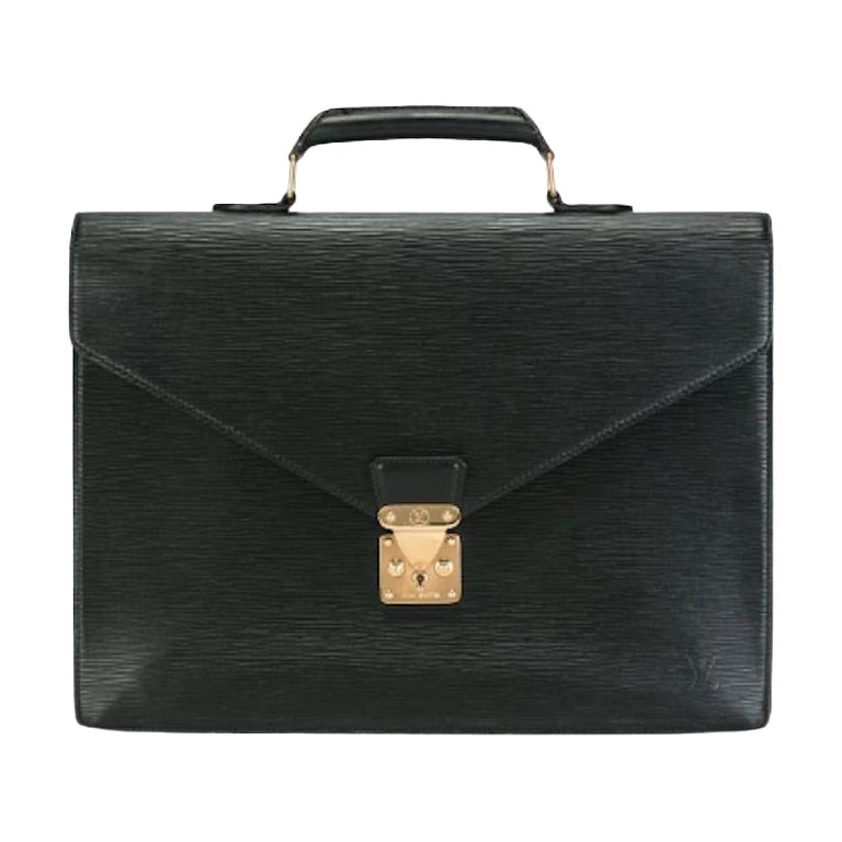 Louis Vuitton Embajador Negro Piel Epi  Maletín Bolsa en venta