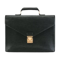 Schwarzer Ambassador Epi Leder von Louis Vuitton  Aktentasche Tasche