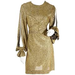 Betsey Johnson for Paraphernalia Rare Gold Dress