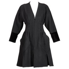 Christian Lacroix Used Black Avant Garde Coat