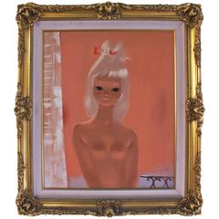IGOR PANTUHOFF Peach Girl with Platinum Hair Circa 1960's 10