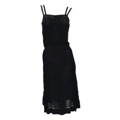 Chanel 06P Black Lace Dress