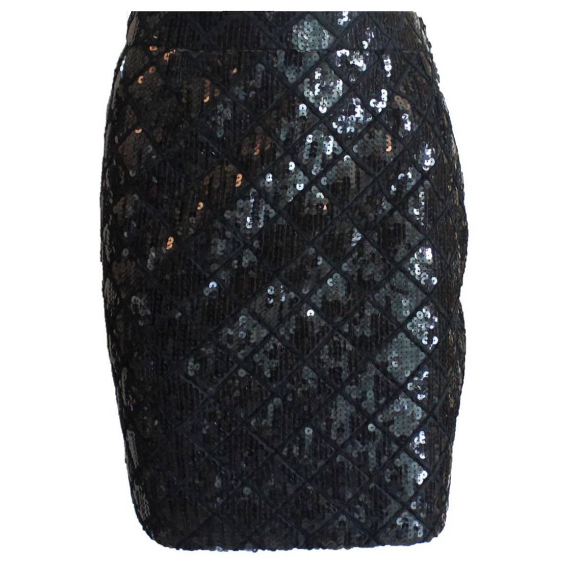 CHANEL by Karl Lagerfeld Quilted Sequin Skirt  1989 as seen in Met Museum NYC 36 For Sale