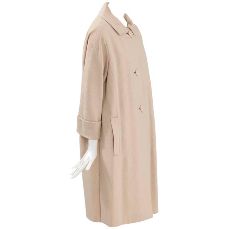 Jacques Heim Wool Coat  For Sale