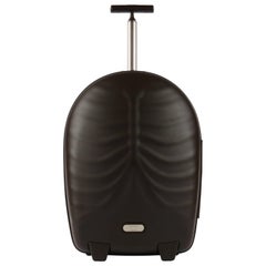 NOS c. bagages ALEXANDER McQUEEN 2008 Samsonite Brown Rib Cage Upright Hero Luggage