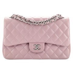 Chanel Purple Jumbo Bag - 5 For Sale on 1stDibs