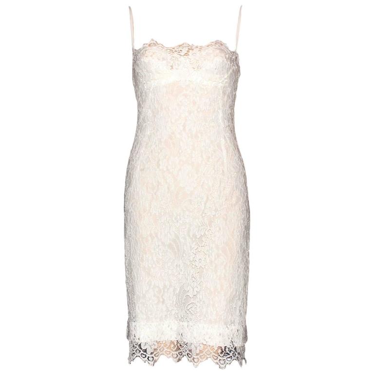 Dolce and Gabbana White Lace Corset Dress at 1stDibs | dolce and gabbana  white lace corset dress, dolce gabbana white lace dress, white corset dress