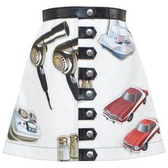 Louis Vuitton 2015 Nicolas Ghesquière Rock mit Sticker-Print an Miranda Kerr