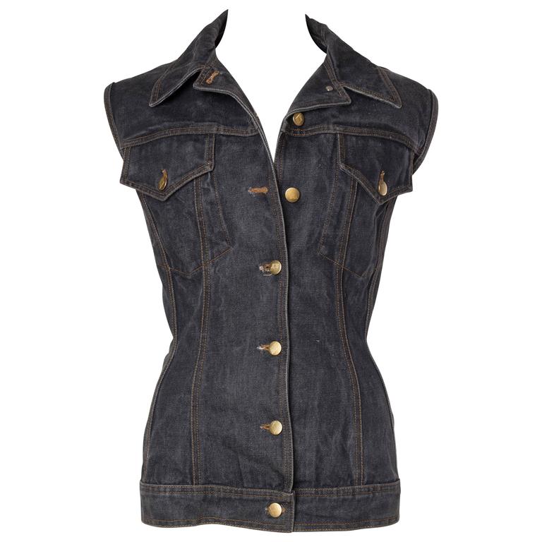 denim vest back