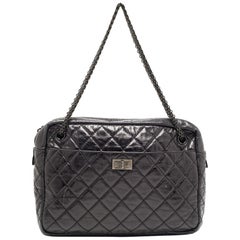 Chanel Black Quilted Calfskin Large Reissue Camera Bag