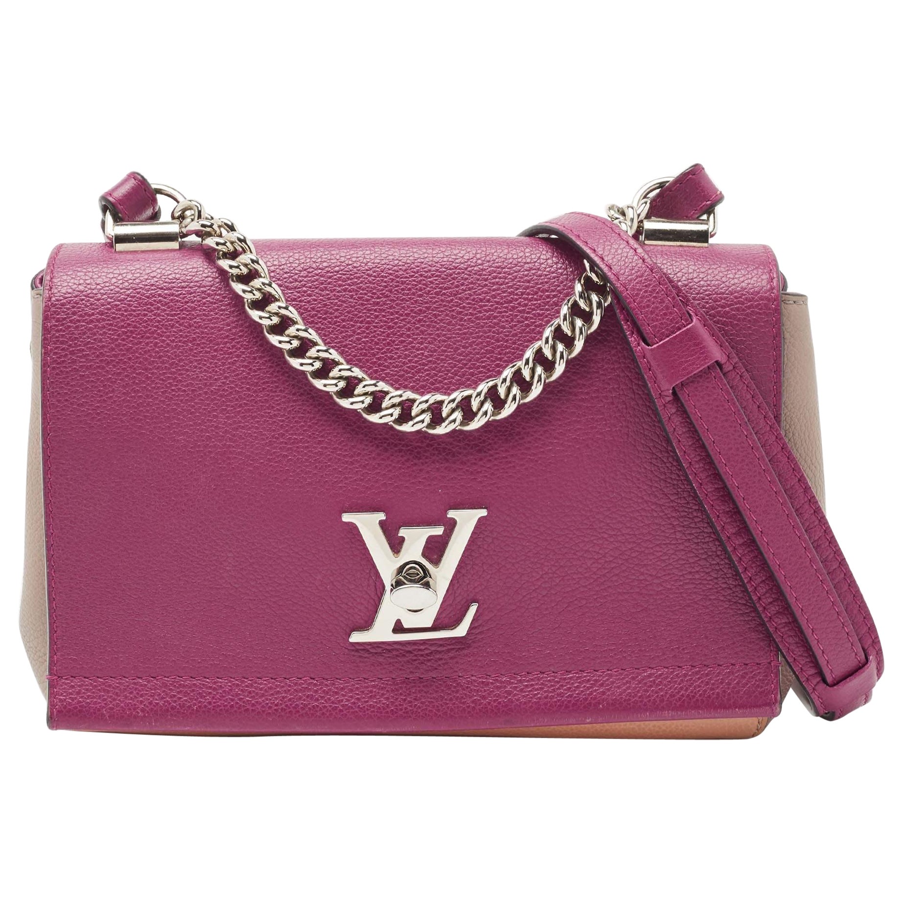 Louis Vuitton Tri Color Leather Lockme II Bag