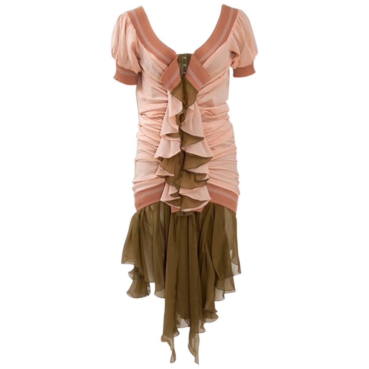 Jean Paul Gaultier Ruffles Dress For Sale