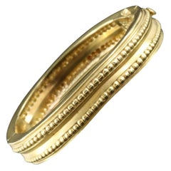 Atemberaubendes, seltenes Vintage 1986 Vahe Naltchayan Armband aus massivem 18 Karat Gold 52,00 Gramm