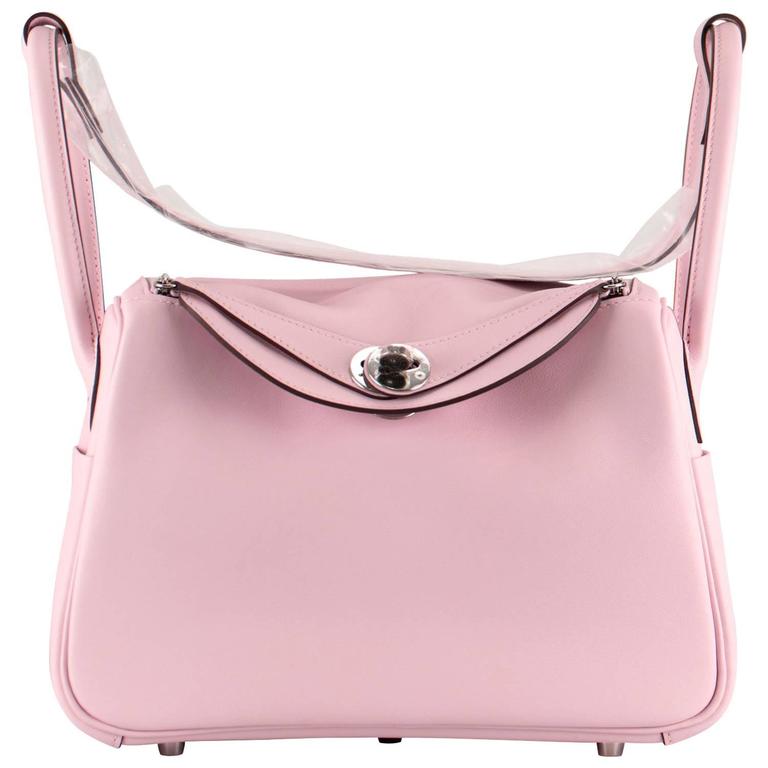 Hermes Lindy Bag Swift Mini at 1stDibs  mini lindy pink, hermes lindy pink,  hermes lindy crossbody