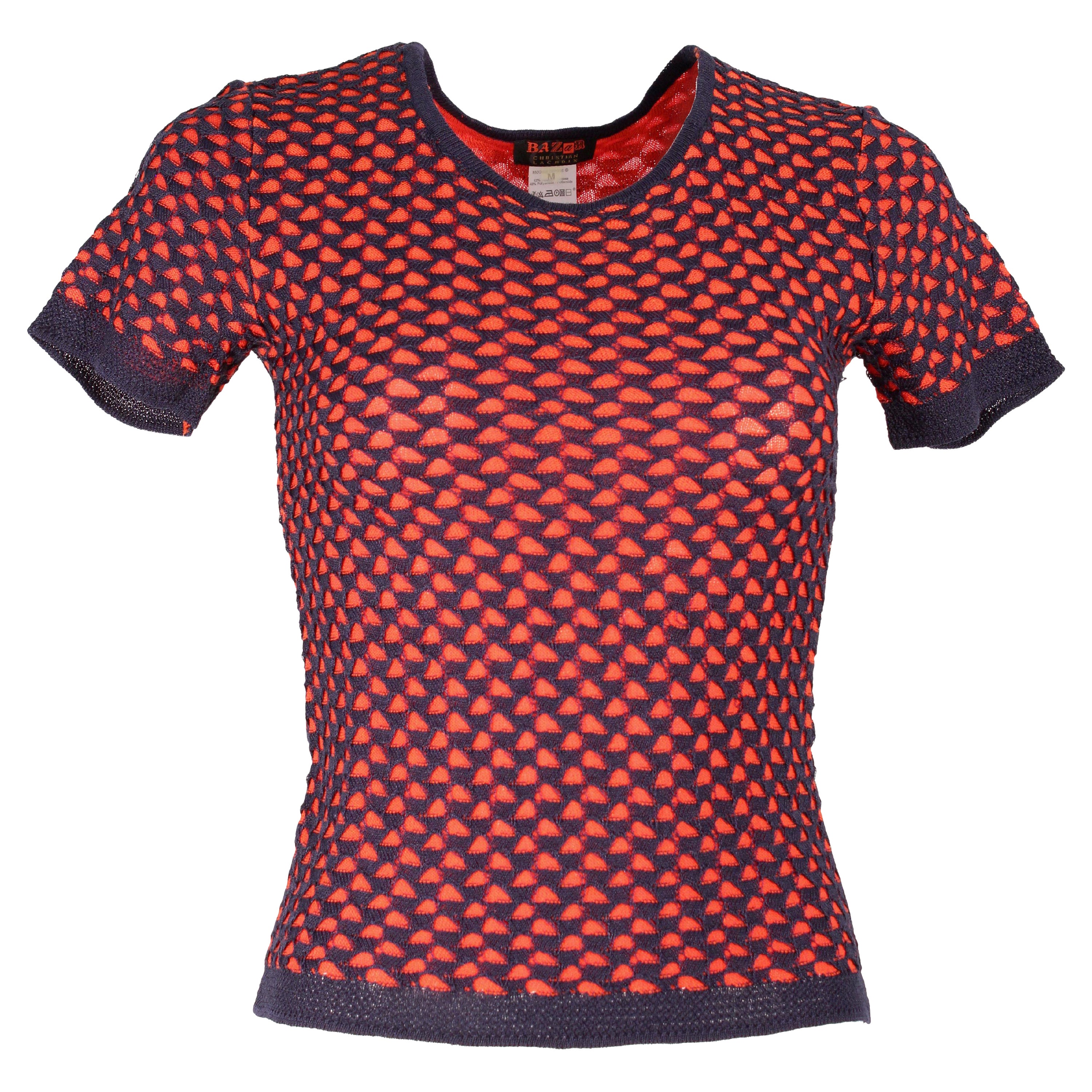 Christian Lacroix vintage 1990s black French Chantilly lace silk long