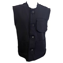 Vintage 1990’s Paul Smith oversized deconstructed gilet/vest in deep navy colour