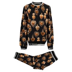 Dolce & Gabbana Sacred Heart Print Jumper & Joggers