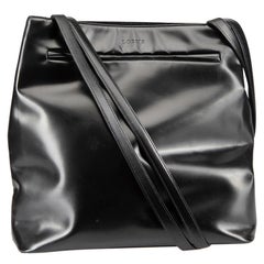 Used Loewe Women's Black Leather Top Handle Tote Bag