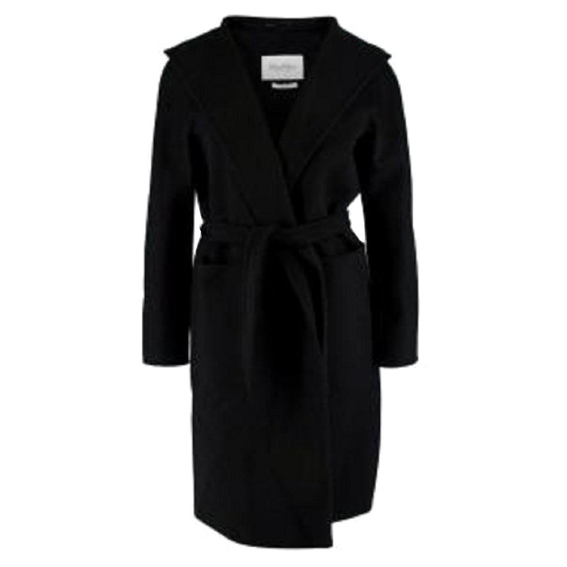 Long Black Cashmere Coat 31 For Sale on 1stDibs