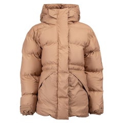 Women's adidas by Stella McCartney Dusty Pink Mid Length Puffer Jacket