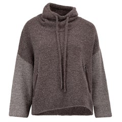 3.1 Phillip Lim Pull court à col roulé en tricot mauve pour femme