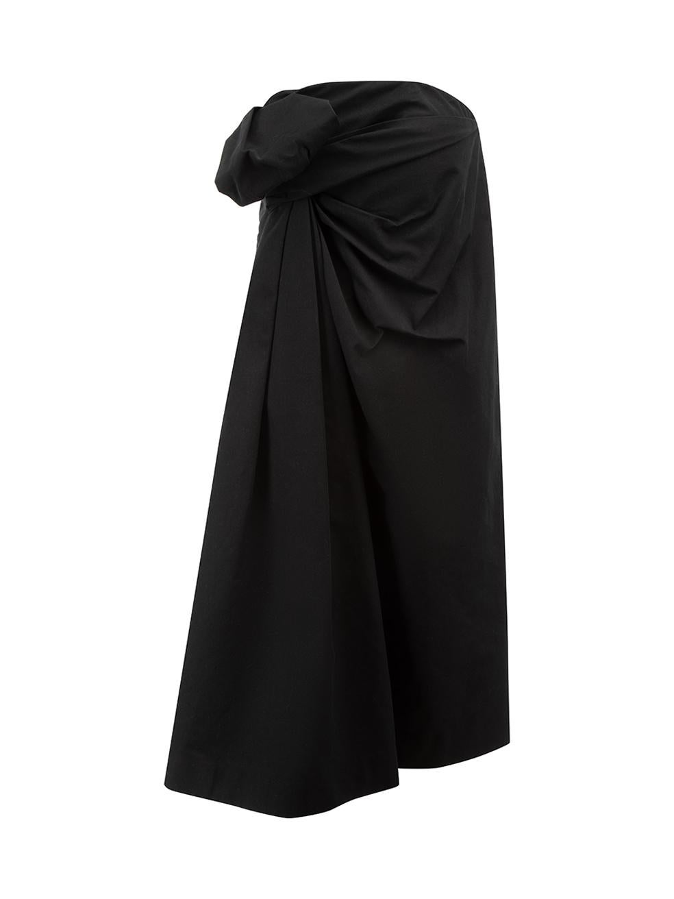 Chloé Women's Black Strapless Evening Mini Dress