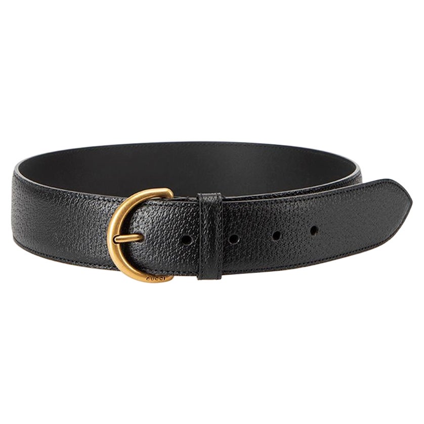 Black Belt Gold Buckle 297 For Sale on 1stDibs black belt with gold