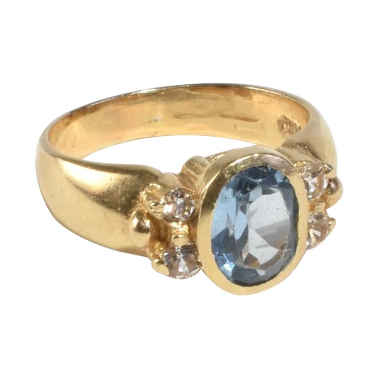 Topaz Sapphire Ring For Sale