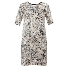 Paul Smith Women's Abstract Printed Round Neck Mini Dress