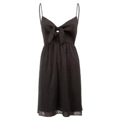 Camiseta de tirantes Alice & Olivia, Textura Moñuda Negra, Mujer