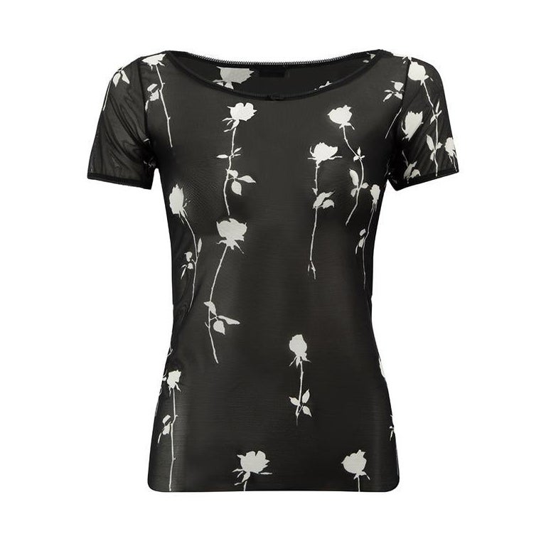 Dolce & Gabbana Women's Floral Print Bustier Top Black main image 1