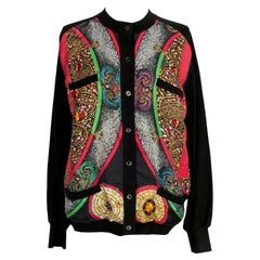 Vintage Hermes Silk and Wool Cardigan/ Vest
