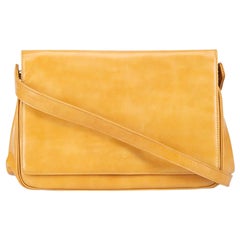 Prada Women's Used Camel Patent Leather Shoulder Bag