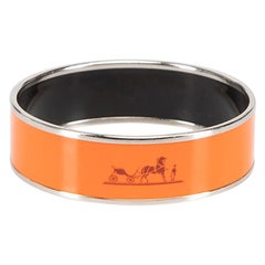 Hermès Women's Orange Caleche Bracelet