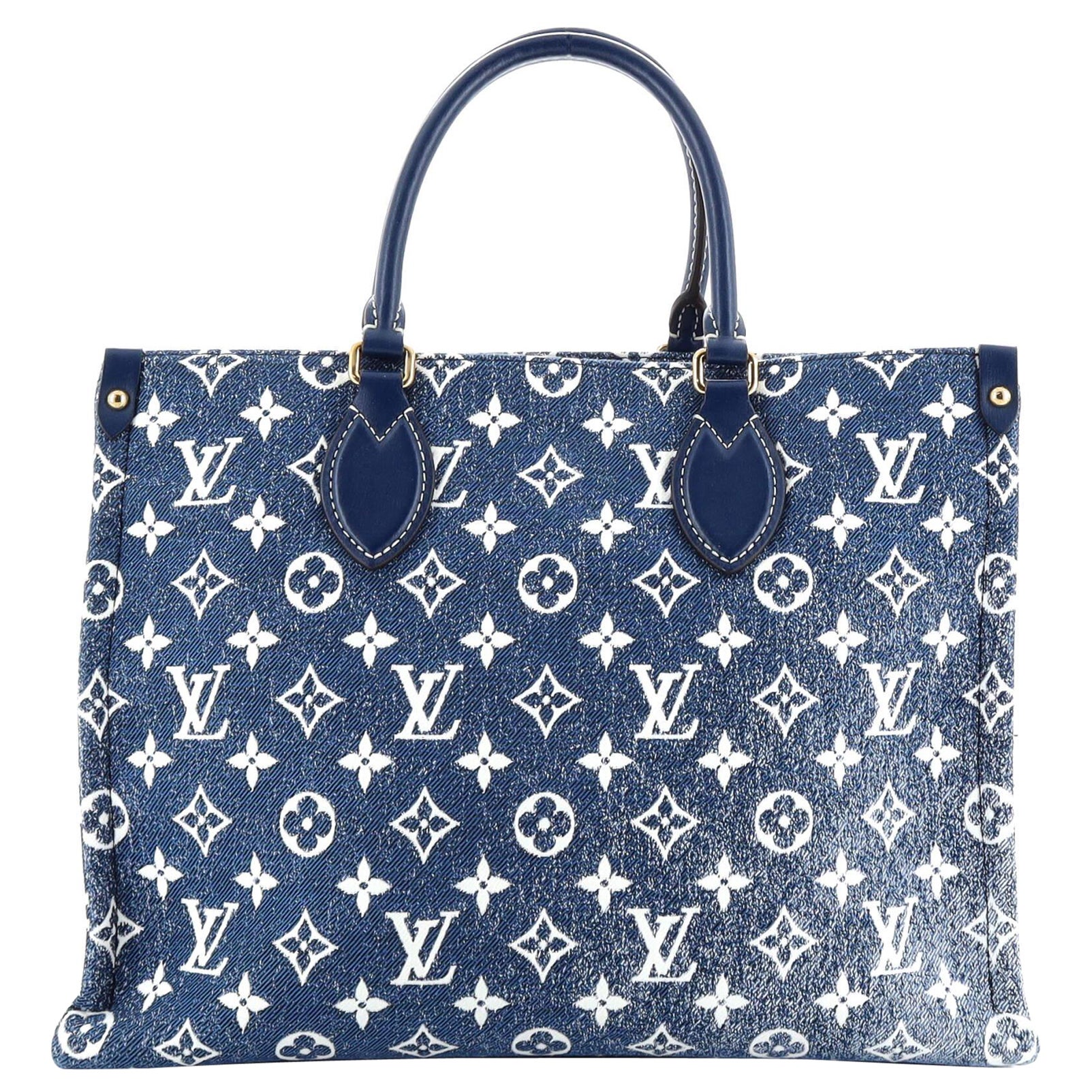 Louis Vuitton Black Denim Monogram XL Hobo Bag Artsy 114lv5 at