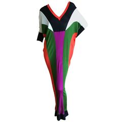 Jean Paul Gaultier Color Block Caftan