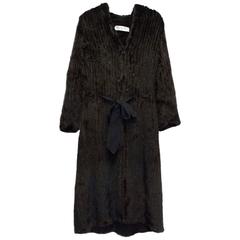 Christian Dior Black Fur Coat