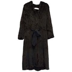 Christian Dior Black Fur Coat 4