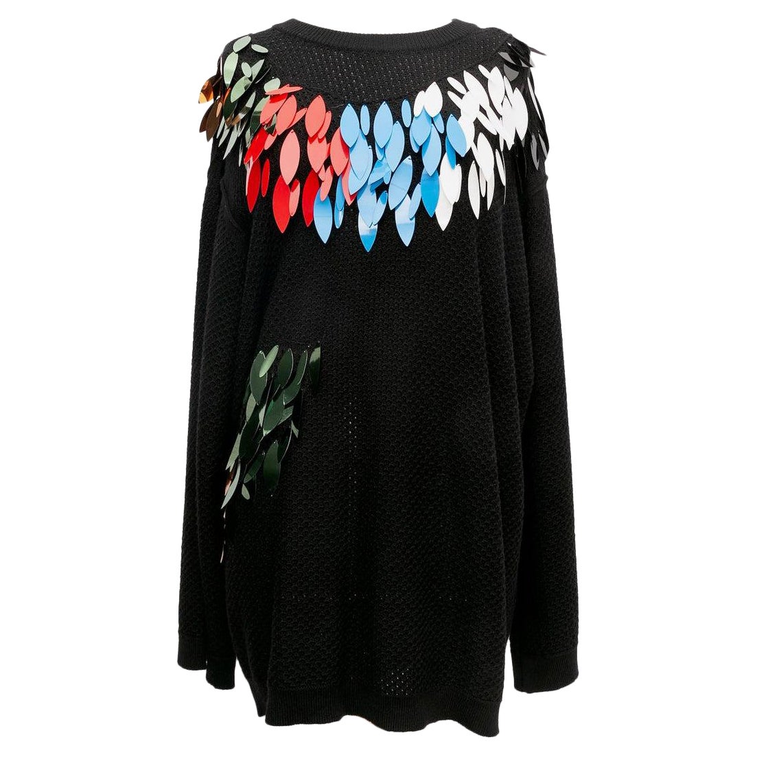 Sonia Rykiel Sweater Composed of Black Virgin Wool For Sale