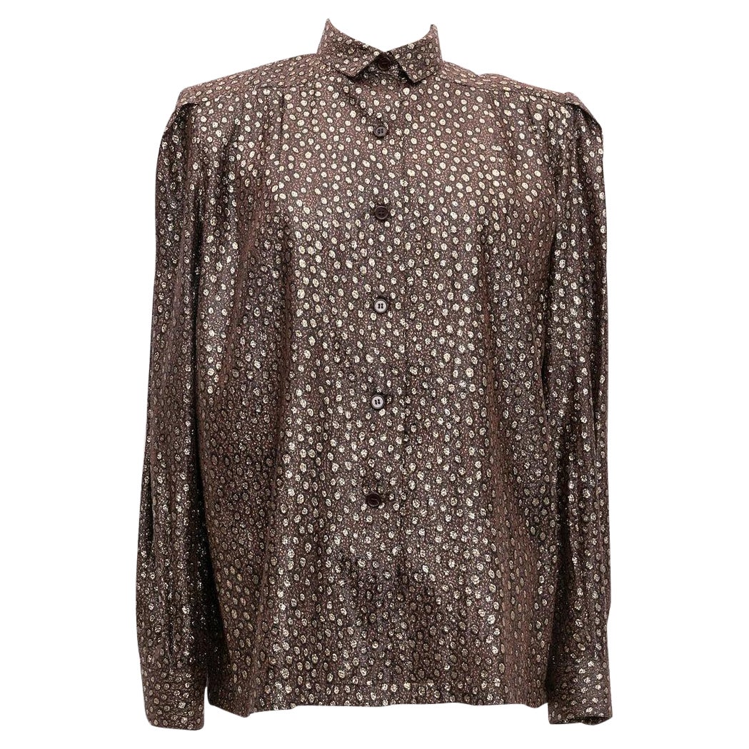 Dior Silk and Lurex Blouse For Sale