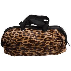 Lanvin Ponyskin Bag with Grosgrain Ribbon Trim and Handles 9