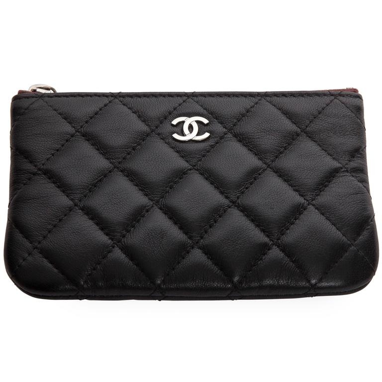 Chanel Top Zip Makeup Bag At 1stdibs Chanel Top Zip Makeup Bag For