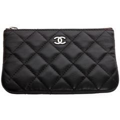 Chanel Top Zip Makeup Bag