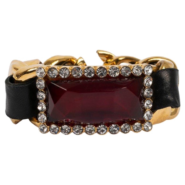 Chanel Lederarmband im Angebot