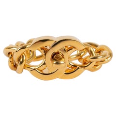Chanel Turnlock Bracelet in Gilded Metal