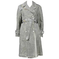 Martin Margiela Silver Painted Trench 4