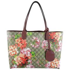 GUCCI GG blooms burgundy reversible Tote Bag at 1stDibs | gucci blooms ...