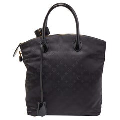 Louis Vuitton Black Monogram Desire Vertical Lockit MM Bag